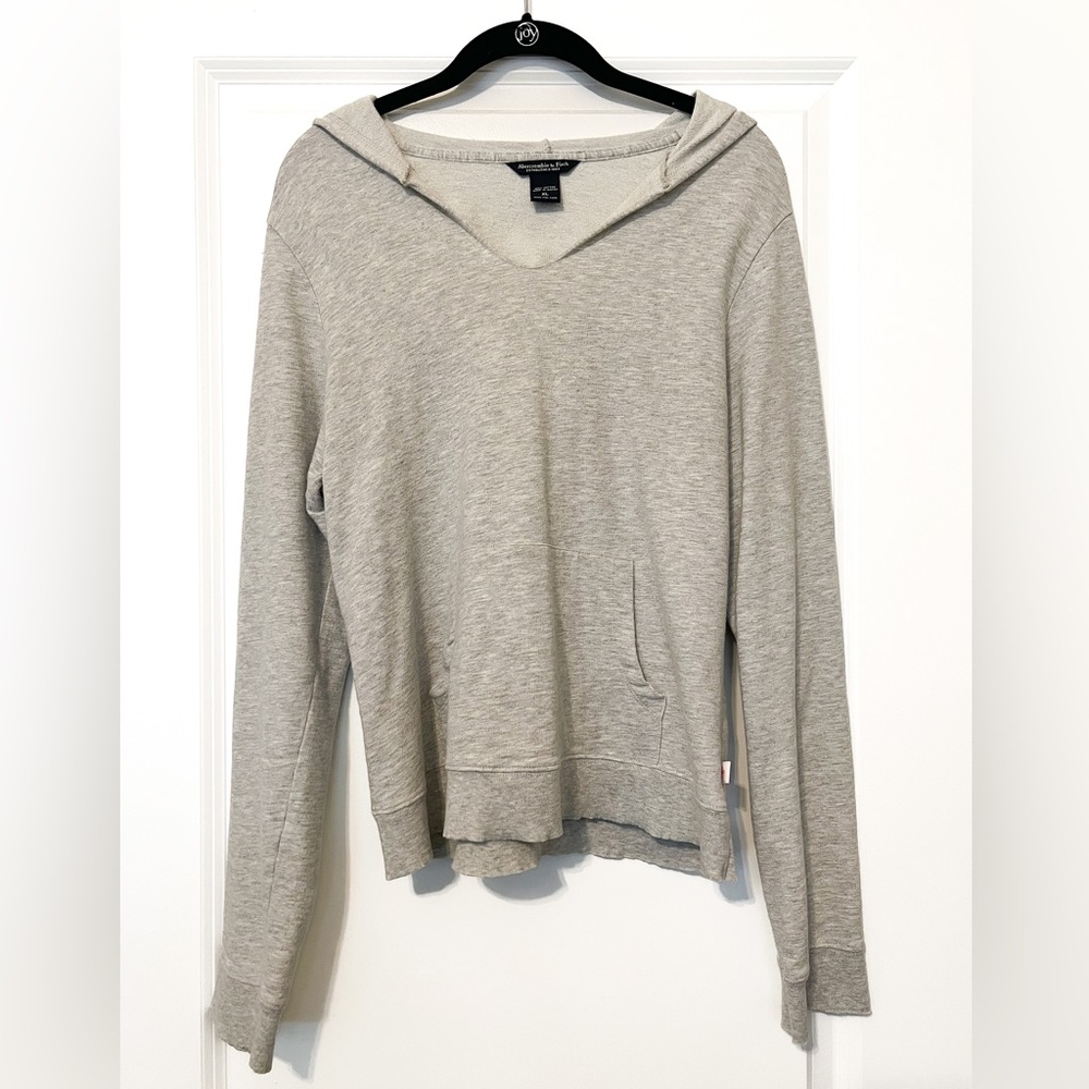 Abercrombie and Fitch Grey Hoodie Size XL